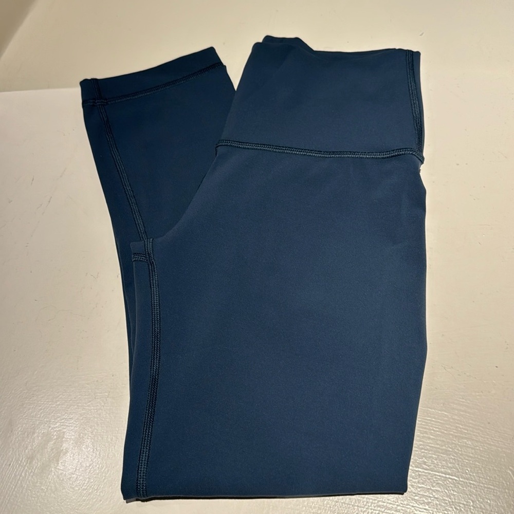 Lululemon Wunder Train High Rise Pants in Blue